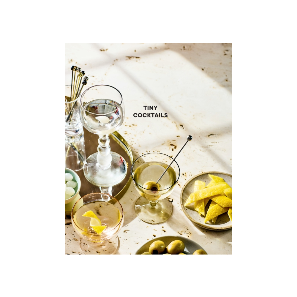 TINY COCKTAILS THE ART OF MINIATURE MIXOLOGY: A COCKTAIL RECIPE BOOK by TYLER ZIELINSKI
