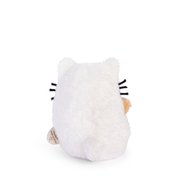 WHITE KITTY RICESPUD MINI SITTING PLUSH TOY by NOODOLL