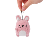 PINK BUNNY RICECARROT KEYRING by NOODOLL