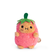 STRAWBERRY RICESPUD MINI SITTING PLUSH TOY by NOODOLL