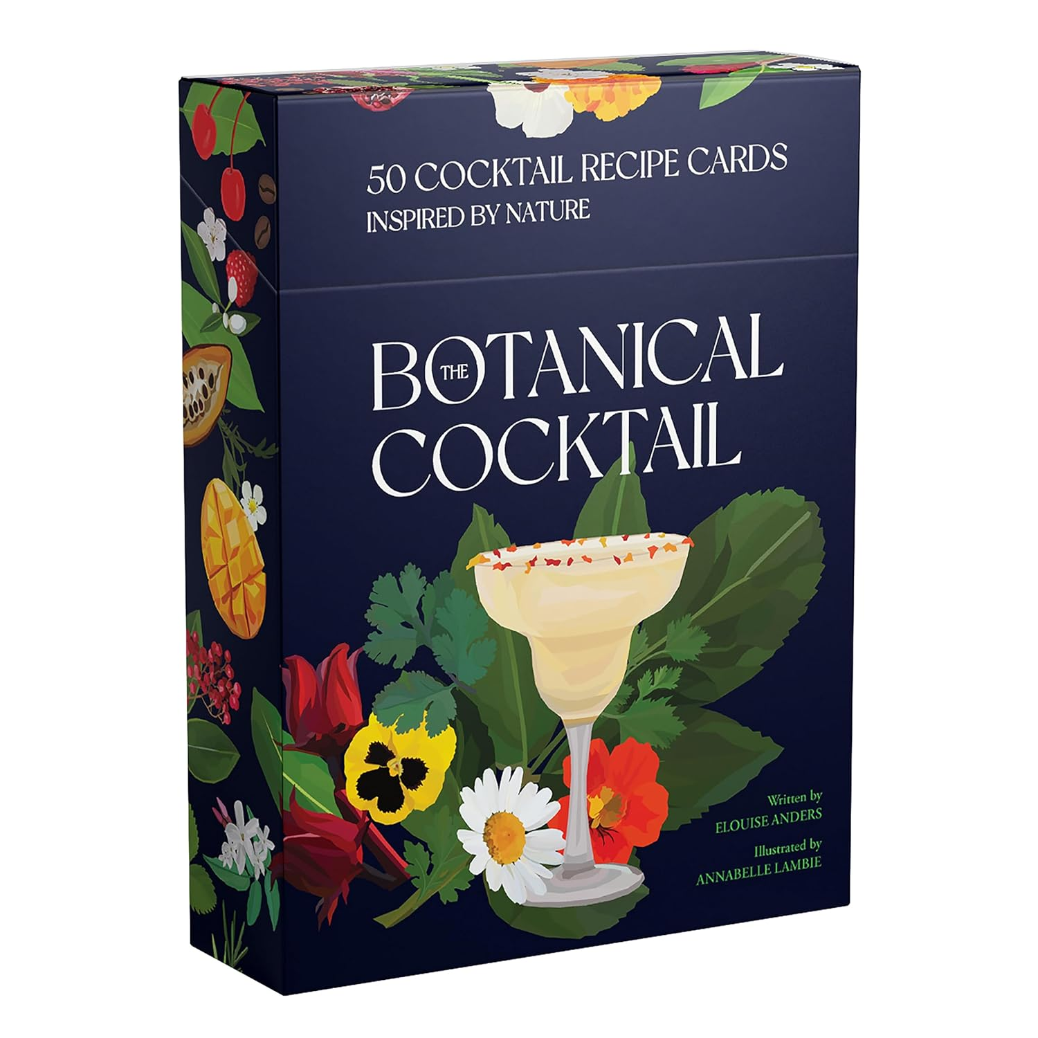 BOTANICAL COCKTAIL DECK CARDS: 50 COCKTAIL RECIPE CARDS INSPIRED BY NATURE by ELOUISE ANDERS