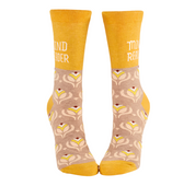 MIND READER W-CREW SOCKS - by BLUE Q