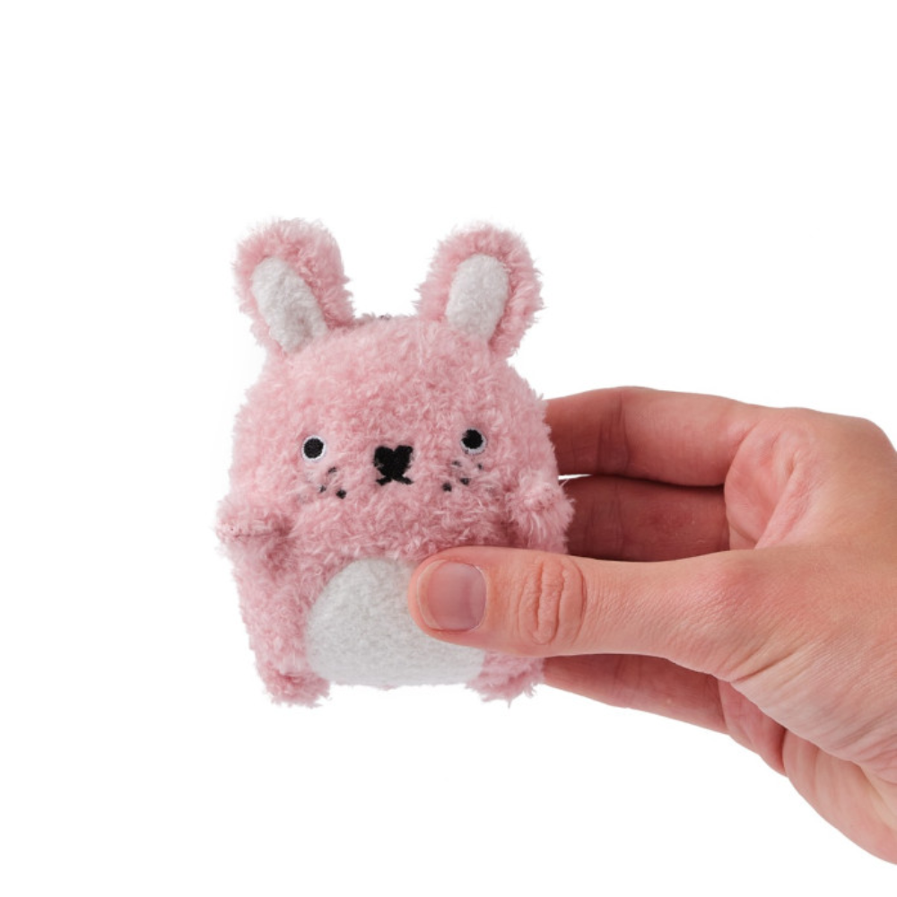 PINK BUNNY RICECARROT KEYRING by NOODOLL