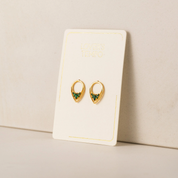 ARIA EMERALD STUD EARRINGS by LOVER'S TEMPO