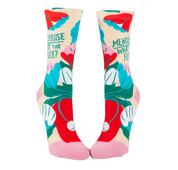 MENOPAUSE. WHAT THE FUCK? W-CREW SOCKS - by BLUE Q