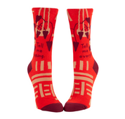 TELL ME EVERYRHING W-CREW SOCKS - by BLUE Q