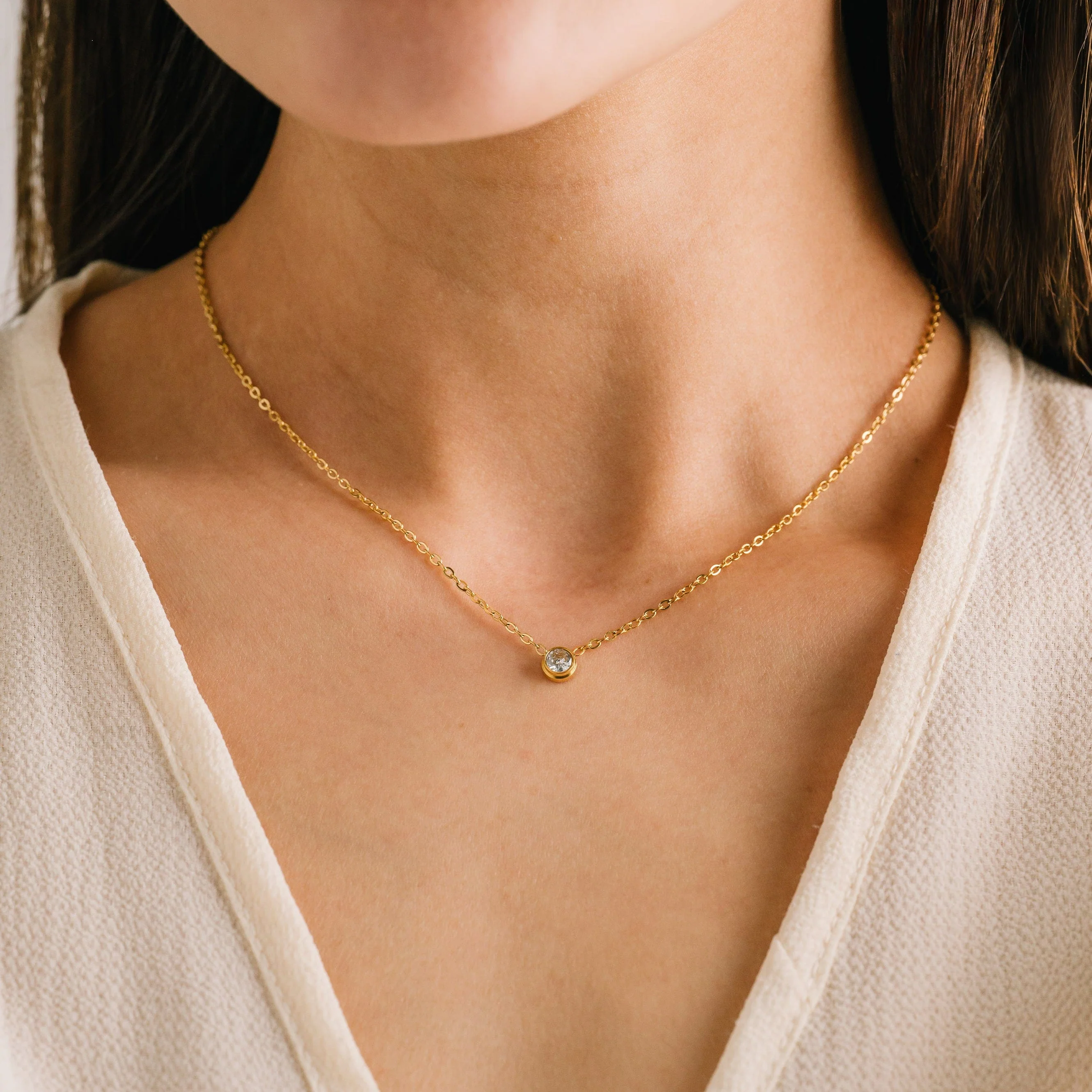 GOLD SOL NECKLACE by LOVER'S TEMPO