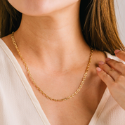 GOLD SWIFT CHAIN NECKLACE by LOVER'S TEMPO