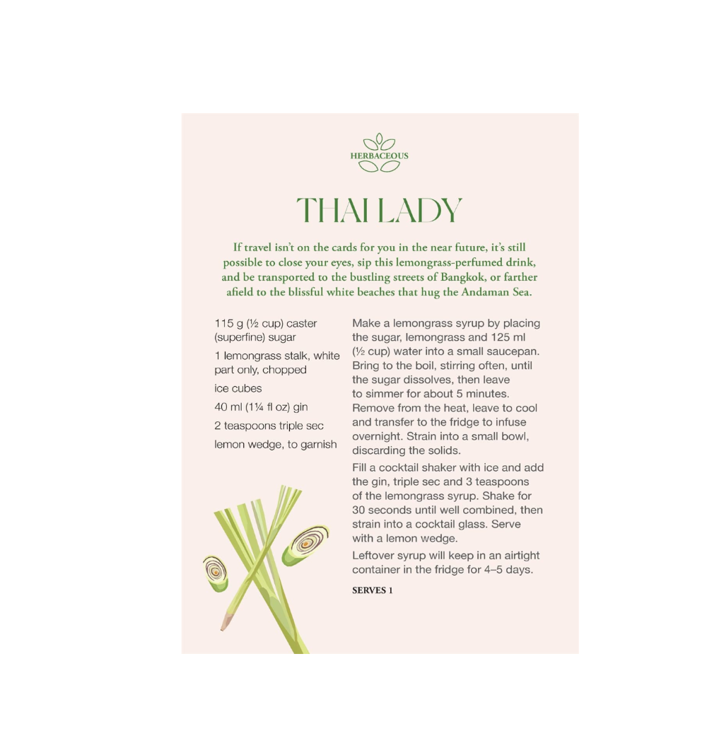BOTANICAL COCKTAIL DECK CARDS: 50 COCKTAIL RECIPE CARDS INSPIRED BY NATURE by ELOUISE ANDERS