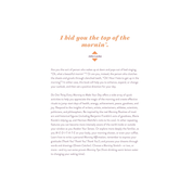 DO ONE THING EVERY MORNING TO MAKE YOUR DAY by ROBBIE ROGGE AND DIAN G. SMITH