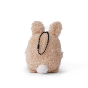 BEIGE BUNNY RICEBALL KEYRING by NOODOLL