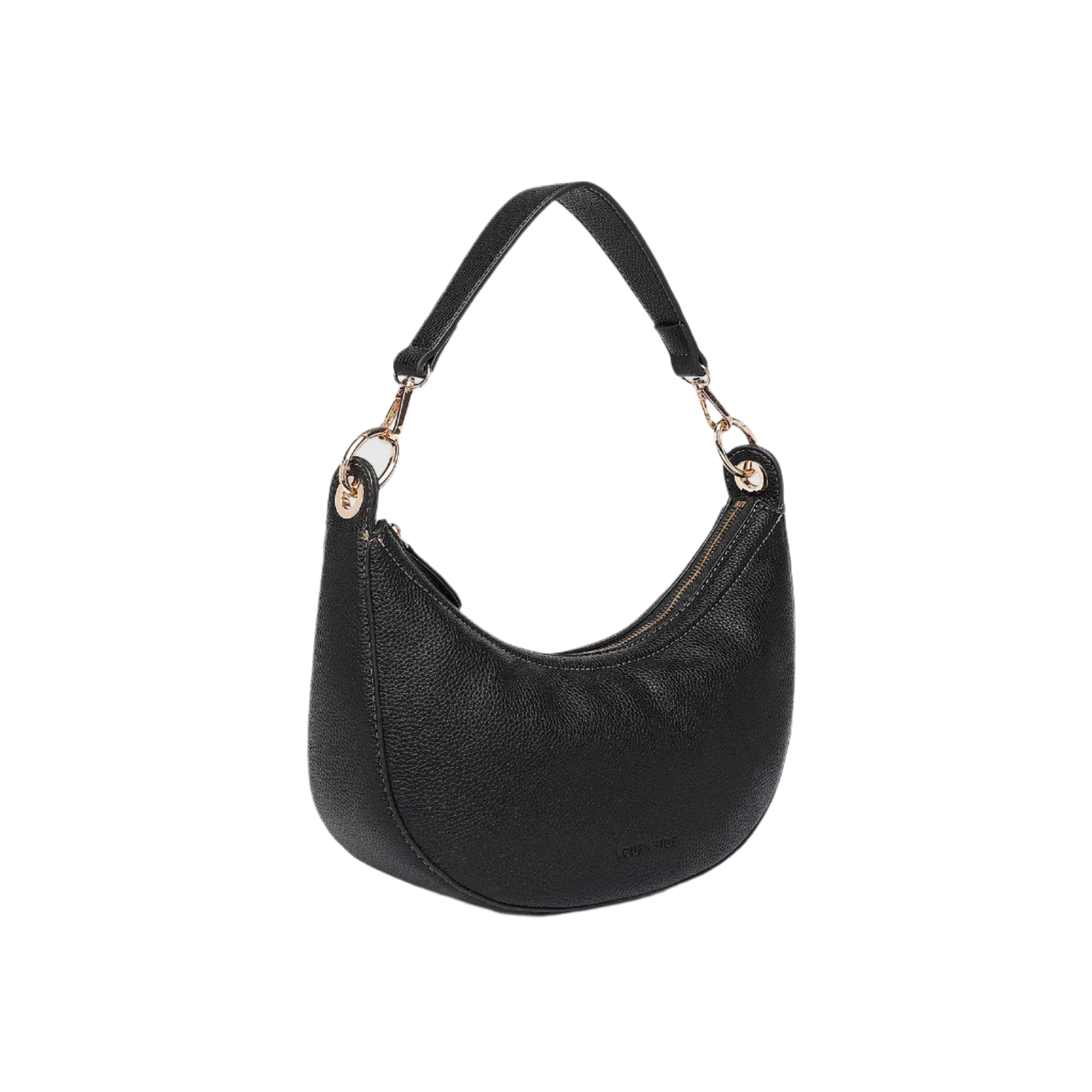 BLACK CORFU SHOULDER BAG by LOUENHIDE