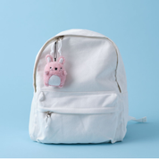 PINK BUNNY RICECARROT KEYRING by NOODOLL