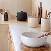 PACIFICA SALT SERVING BOWL