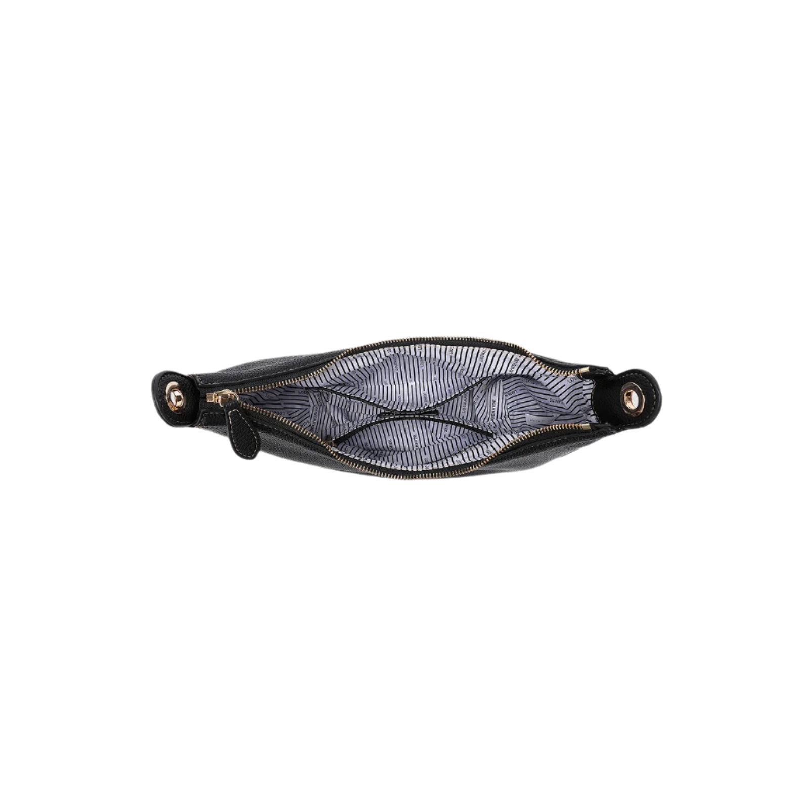 BLACK CORFU SHOULDER BAG by LOUENHIDE