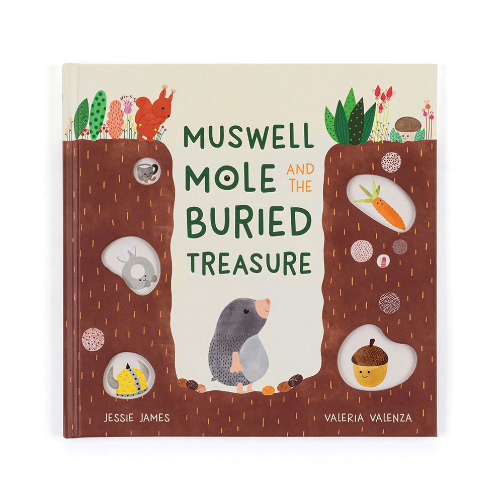 MUSWELL MOLE AND THE BURIED TREASURE BOOK by JELLYCAT