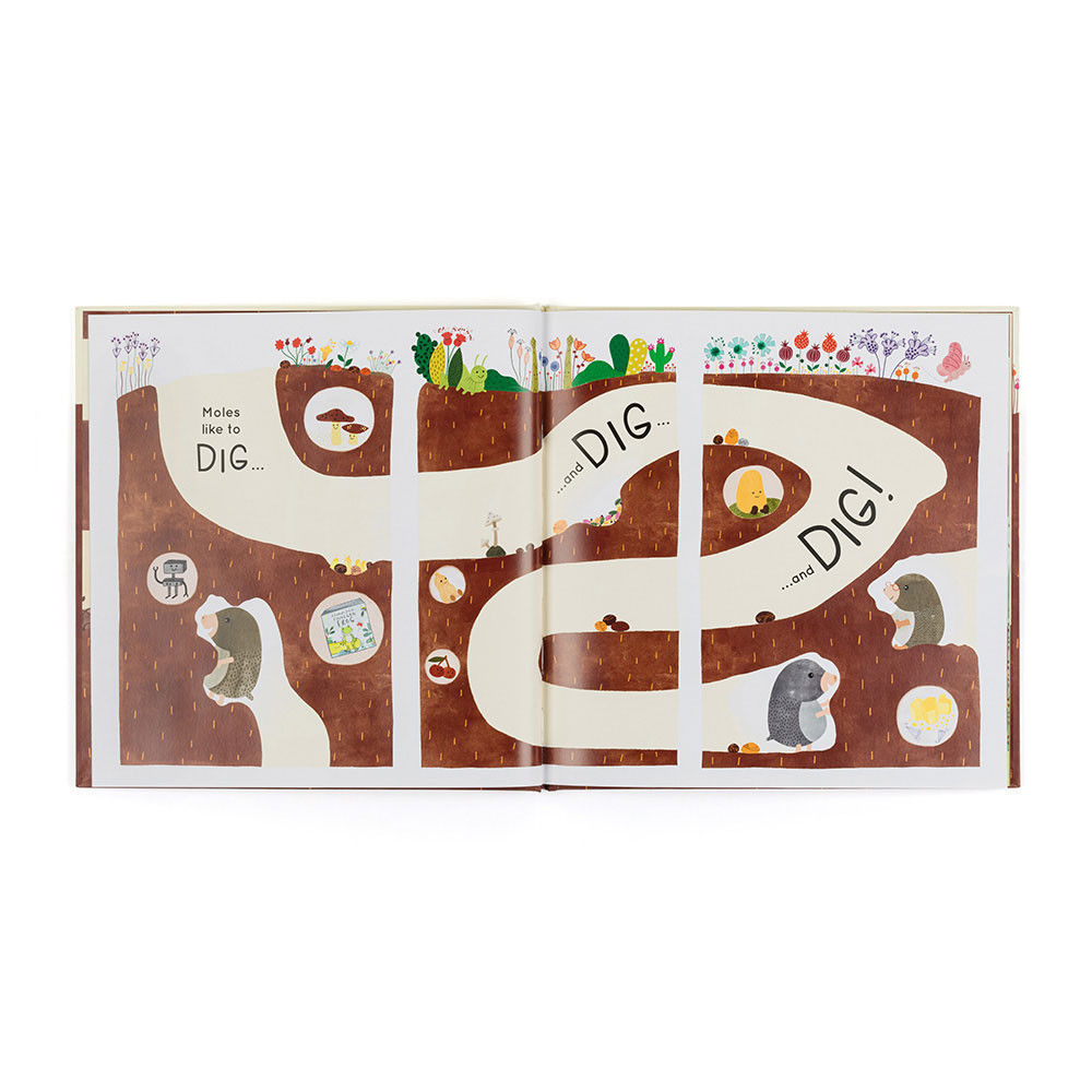 MUSWELL MOLE AND THE BURIED TREASURE BOOK by JELLYCAT