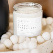 BLACK RASPBERRY SOY WAX CANDLE by WILD FLICKER