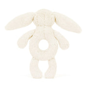 BASHFUL CREAM BUNNY RING RATTLE by JELLYCAT