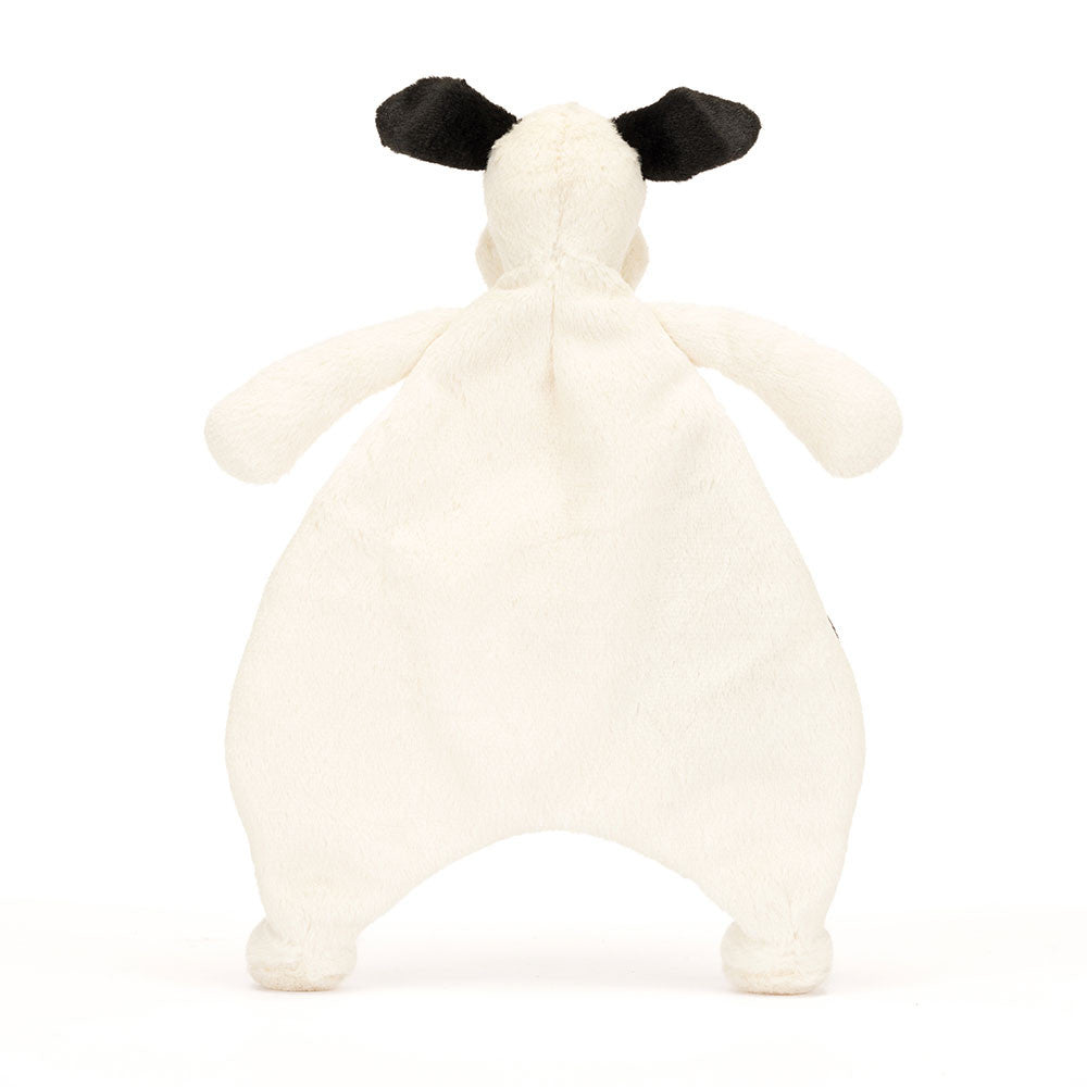 BASHFUL BLACK & CREAM PUPPY COMFORTER by JELLYCAT