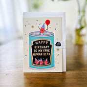 FAVE HUMAN BEAN CARD