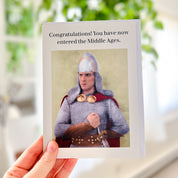 IN THE MIDDLE AGES CARD