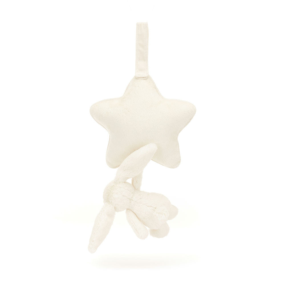 CREAM BUNNY MUSICAL PULL by JELLYCAT