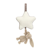 BASHFUL BEIGE BUNNY MUSICAL PULL by JELLYCAT