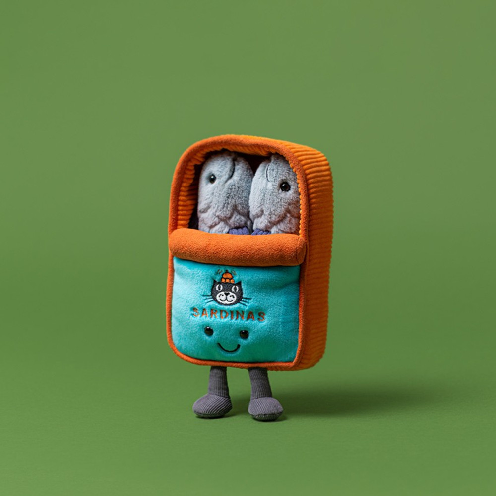 AMUSEABELS SARDINE TIN by JELLYCAT