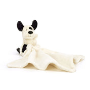 BASHFUL BLACK AND CREAM PUPPY SOOTHER by JELLYCAT