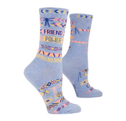 FRIEND POWER W-CREW SOCKS - by BLUE Q