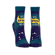 BIG SPACE NERD W-ANKLE SOCKS - by BLUE Q