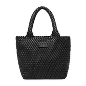 BLACK BABY CRUISER WOVEN TOTE BAG by LOUENHIDE