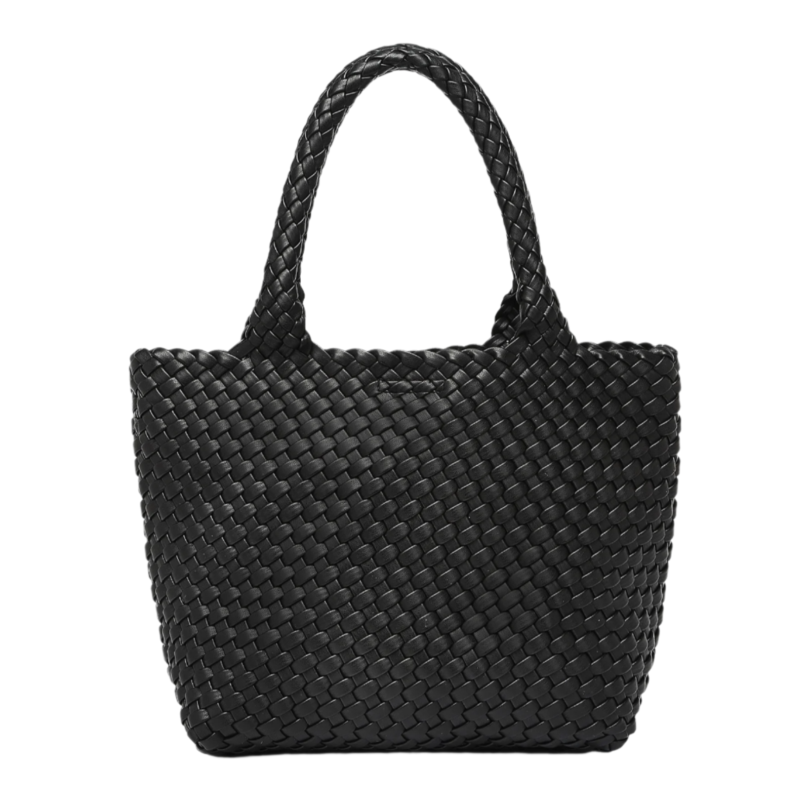 BLACK BABY CRUISER WOVEN TOTE BAG by LOUENHIDE