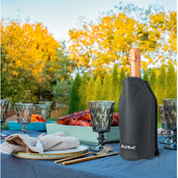 WINE BOTTLE SLEEVE CHILLER - BLACK