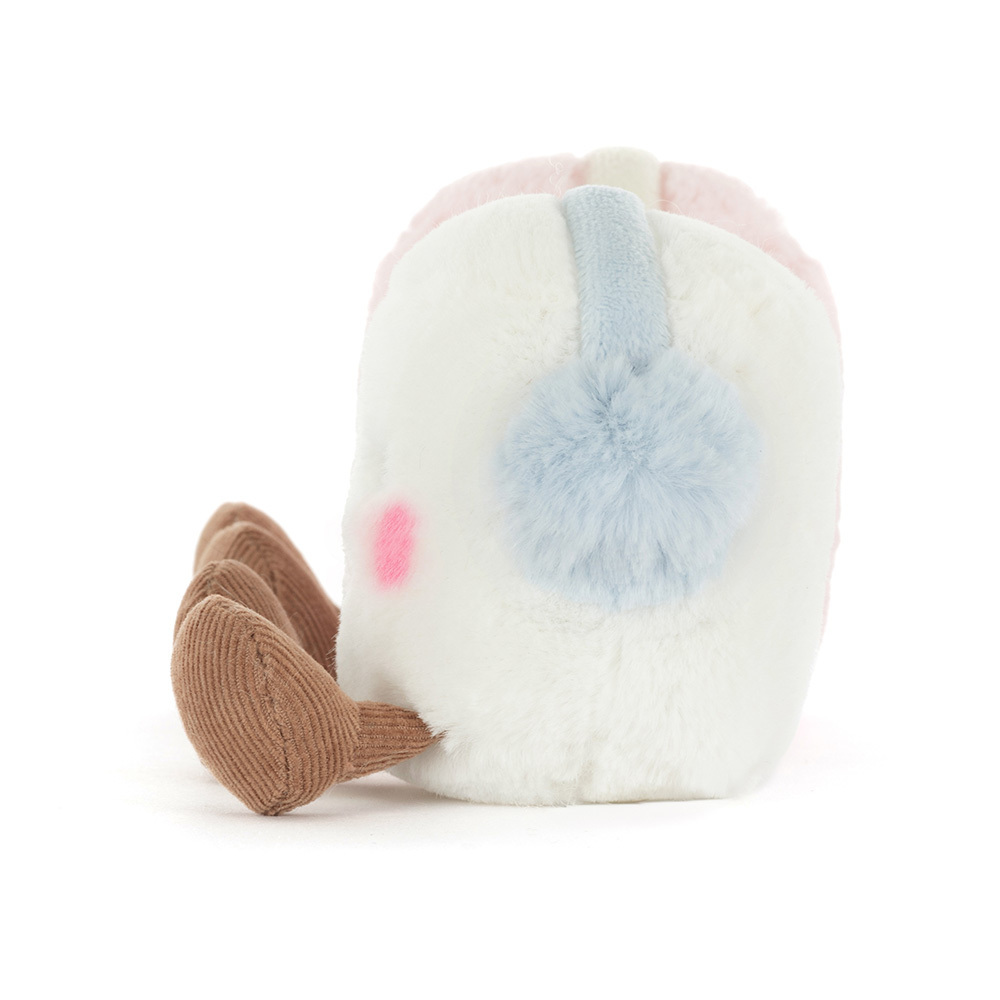 AMUSEABLES TOSTIE PINK & WHITE MARSHMALLOWS by JELLYCAT