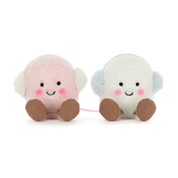 AMUSEABLES TOSTIE PINK & WHITE MARSHMALLOWS by JELLYCAT