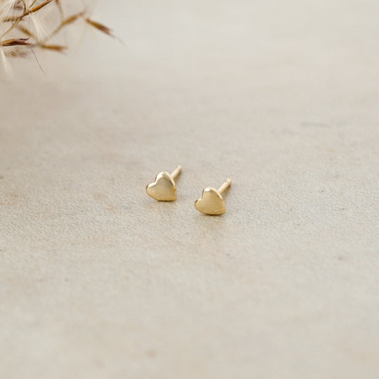 GOLD CUTIE STUDS by GLEE JEWELRY