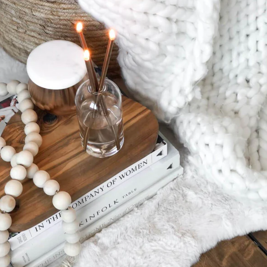 CLEAR WYLIE VASE by EVERLASTING CANDLE CO.