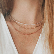 GOLD LOLA LAYERING CHAIN by GLEE JEWELRY