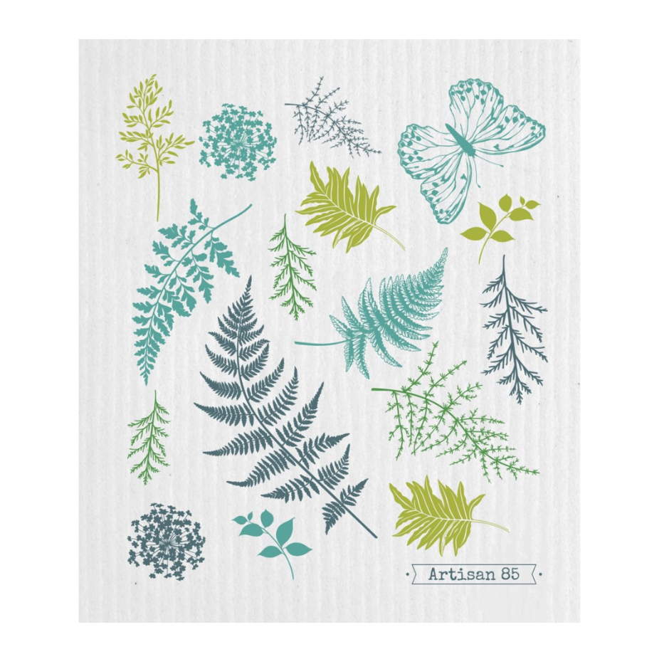 FOREST FERNS SWEDISH CLOTH