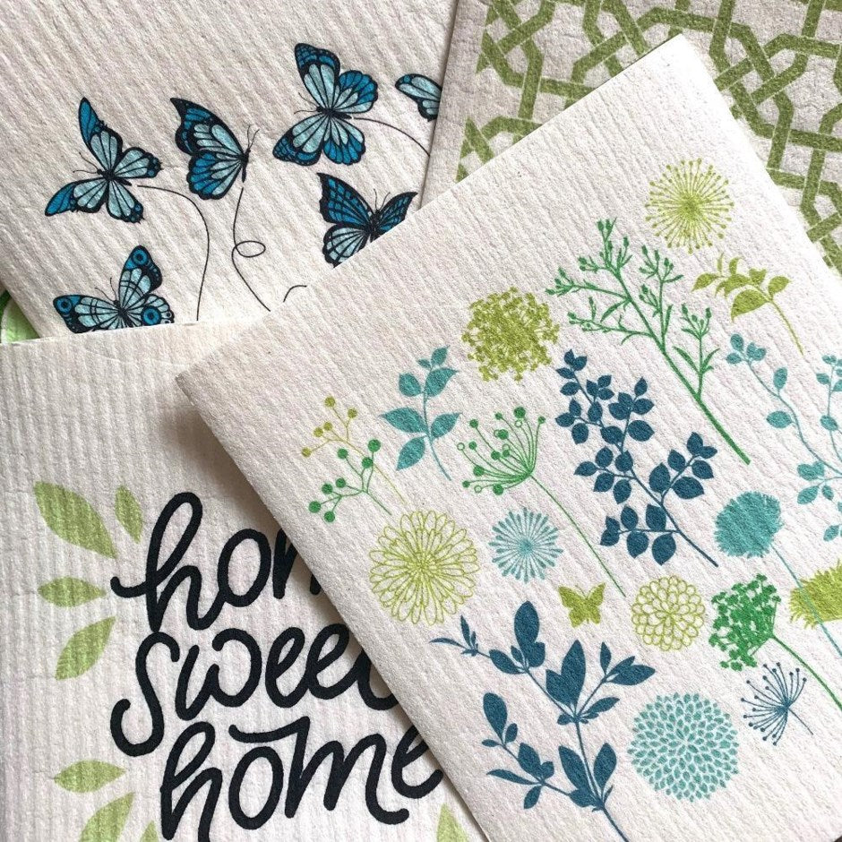 WILDFLOWERS SWEDISH CLOTH