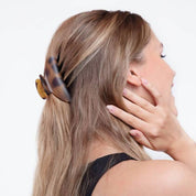 MEDIUM CLAW CLIP SET in BLACK & TORTOISE by KITSCH
