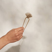 FRENCH HAIR PIN with CLAM SHELL by KITSCH