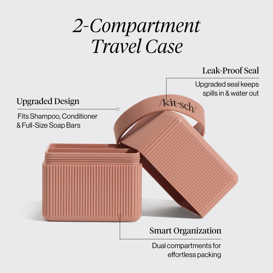 TRAVEL CASE in TERRACOTTA by KITSCH