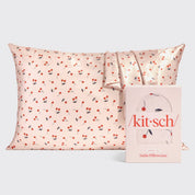 SATIN PILLOWCASE in CHERRY by KITSCH by KITSCH