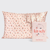 SATIN PILLOWCASE in CHERRY by KITSCH by KITSCH