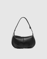 OLIVIA SHOULDER BAG in BLACK by LOUENHIDE