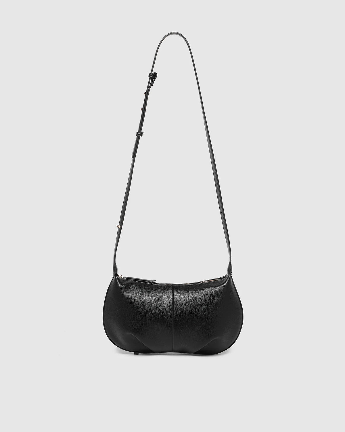 OLIVIA SHOULDER BAG in BLACK by LOUENHIDE