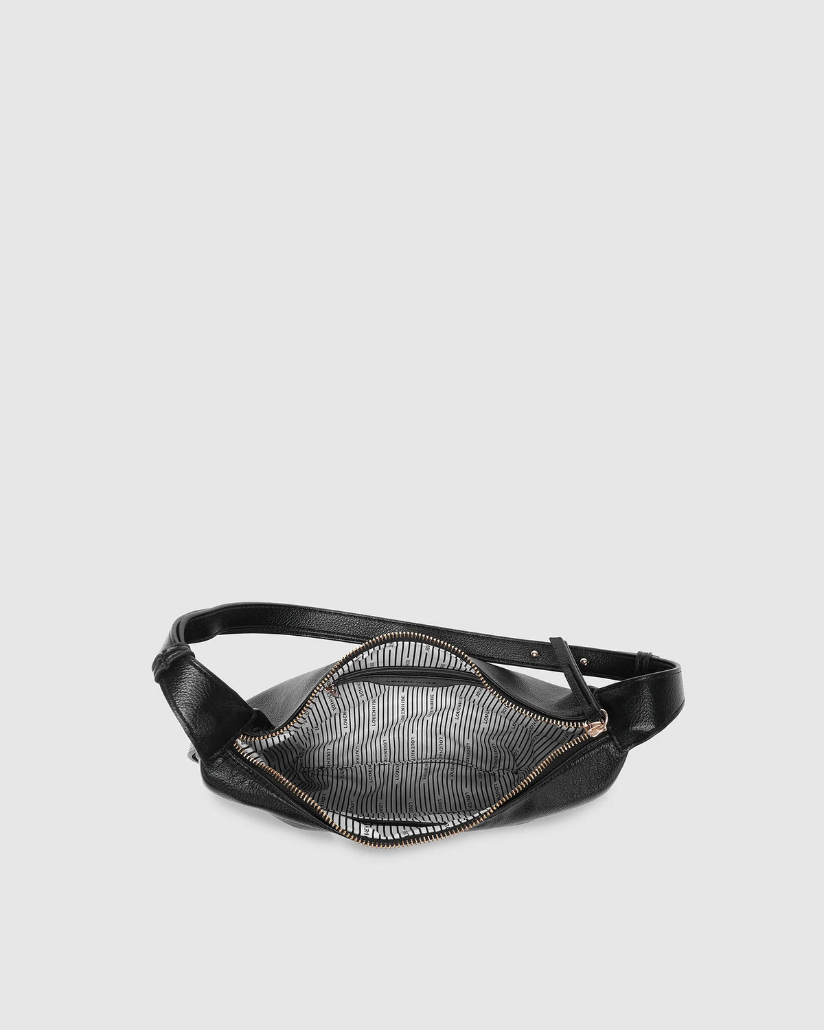 OLIVIA SHOULDER BAG in BLACK by LOUENHIDE